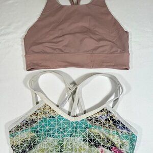 Lululemon Energy Bra Size 10 Women's Bundle of 2 Yoga Gym Workout Training